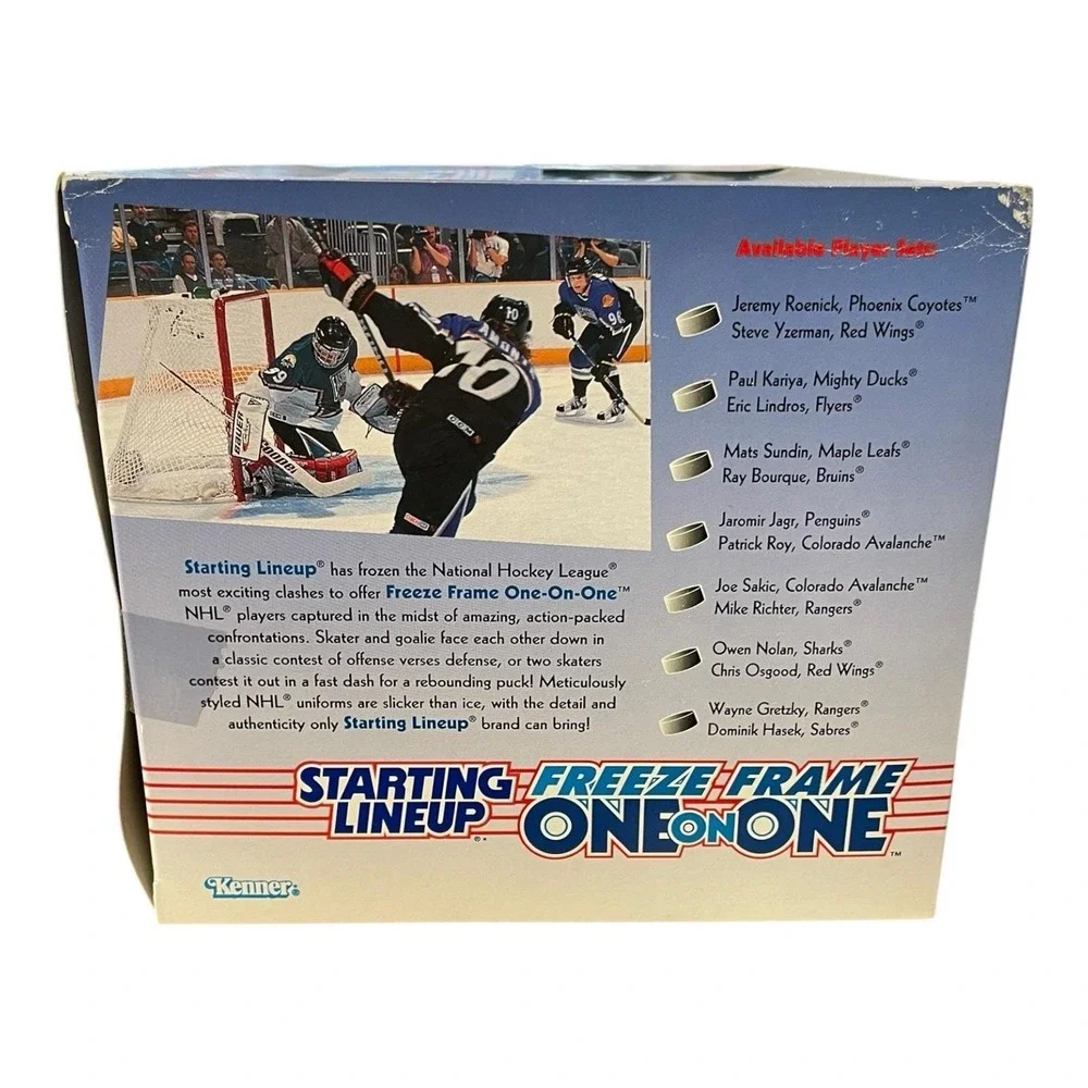 Mats Sundin & Ray Bourque Starting Lineup 1997 Freeze Frame One‎ On One Figures